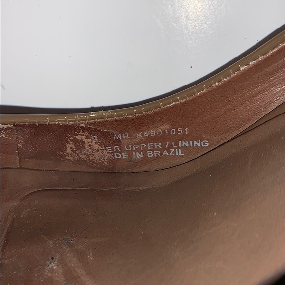 DKNY platform tan chunky heels size 8 - Picture 10 of 10